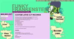 Desktop Screenshot of funkyfrankenstein.com